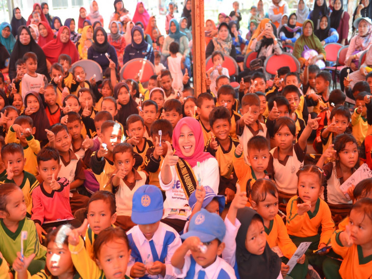 Tempuh Medan Yang Jauh dan Sulit Tak Halangi Tim Gempur Paud Kab Kampar