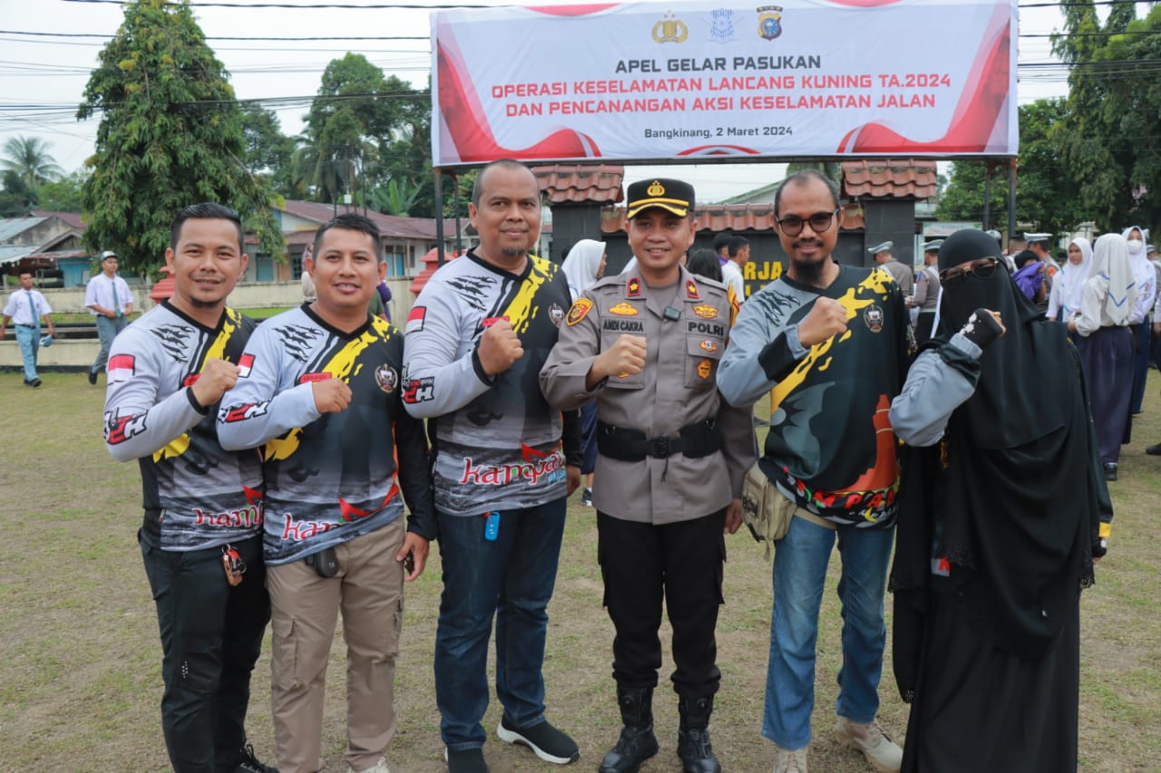 Polres Kampar Adakan Apel Gelar Pasukan Operasi Keselamatan Lancang Kuning 2024