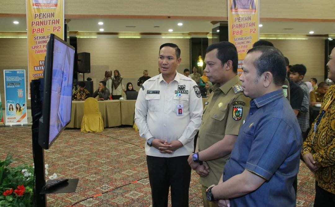 Aplikasi ASIAP Resmi Diluncurkan Bapenda Kota Pekanbaru Disaksikan Pj Walikota