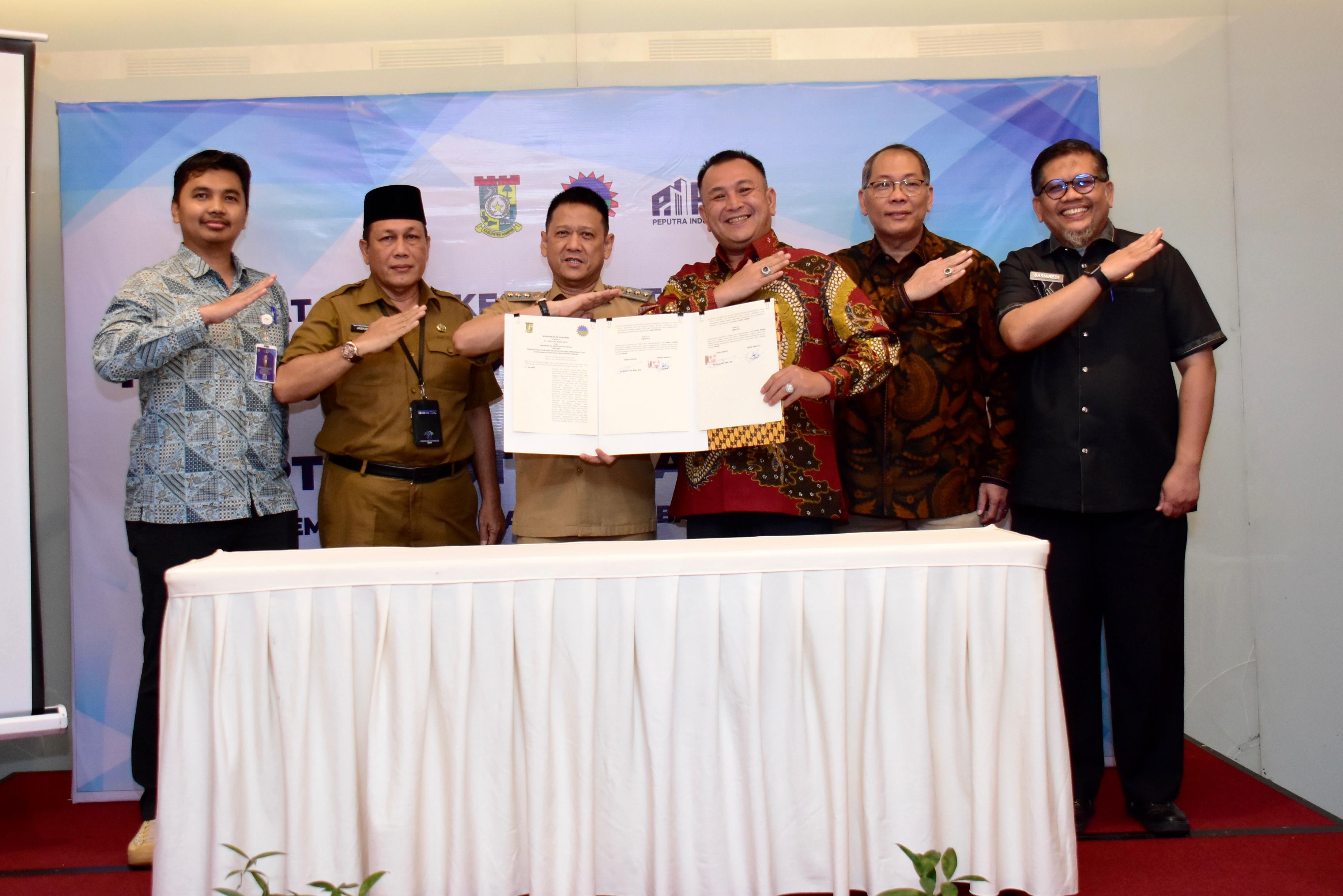 Wujudkan Kawasan Industri Kampar, PJ Bupati Kampar Kerjasama Dengan PT. Peputra Maha Karya