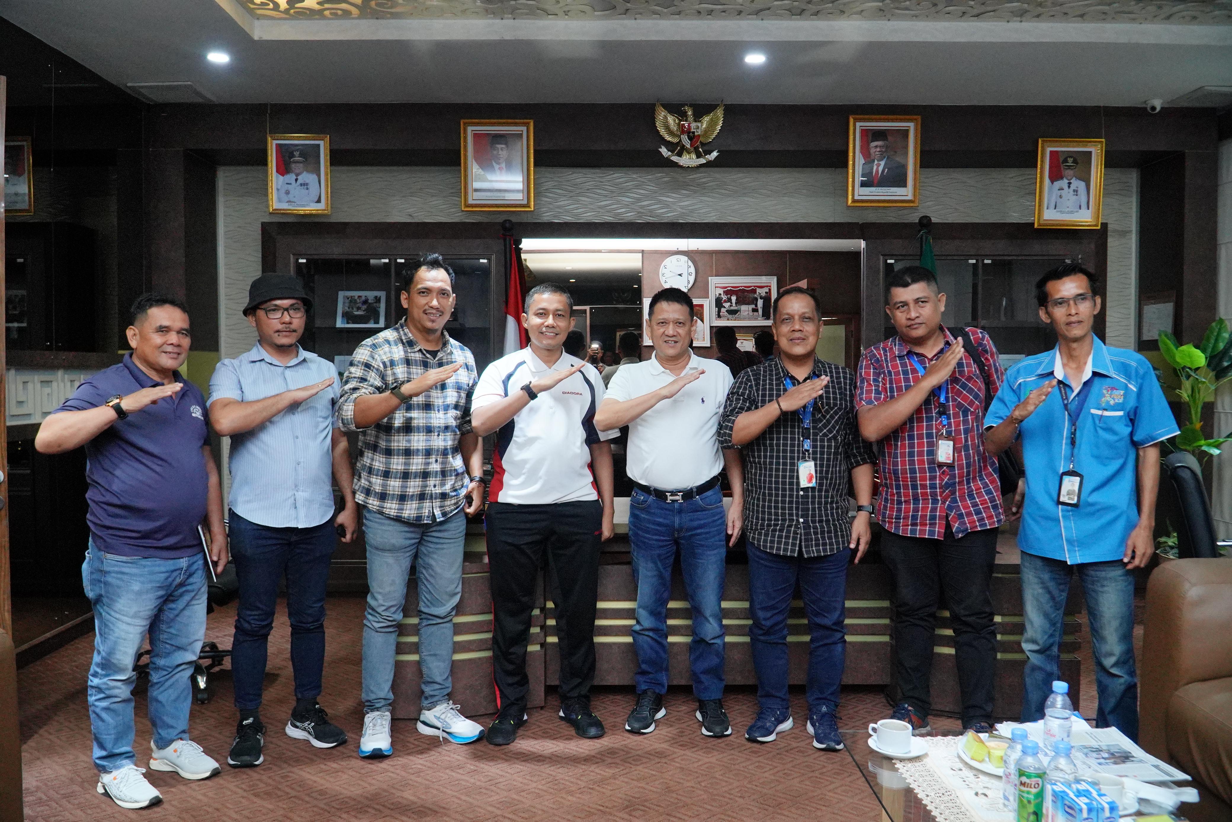 Pj Bupati Kampar Terima Silaturrahmi dan Audiensi Tribun Pekanbaru