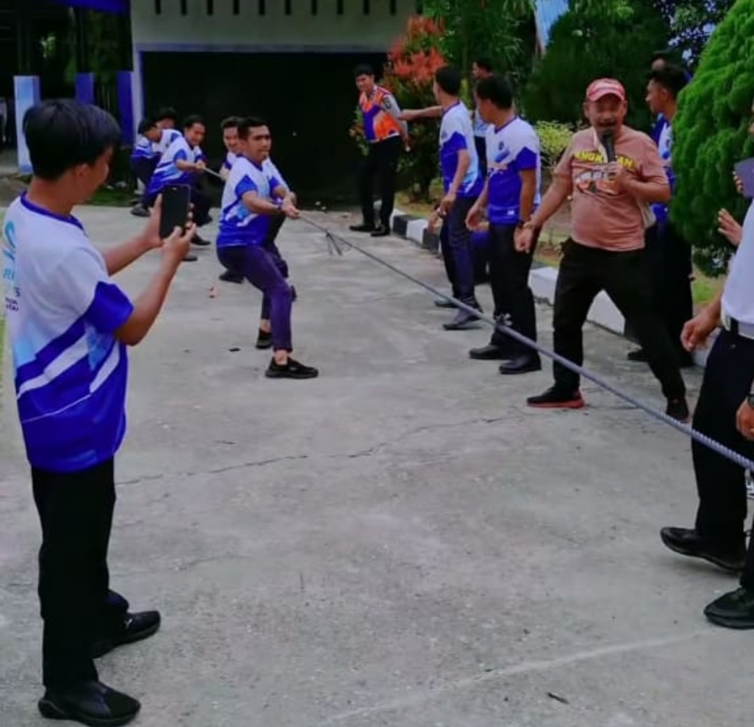 Ciptakan Rasa Kekeluargaan Sesama Pengawai dan Staf, Dishub Kampar Gelar Perlombaan Internal