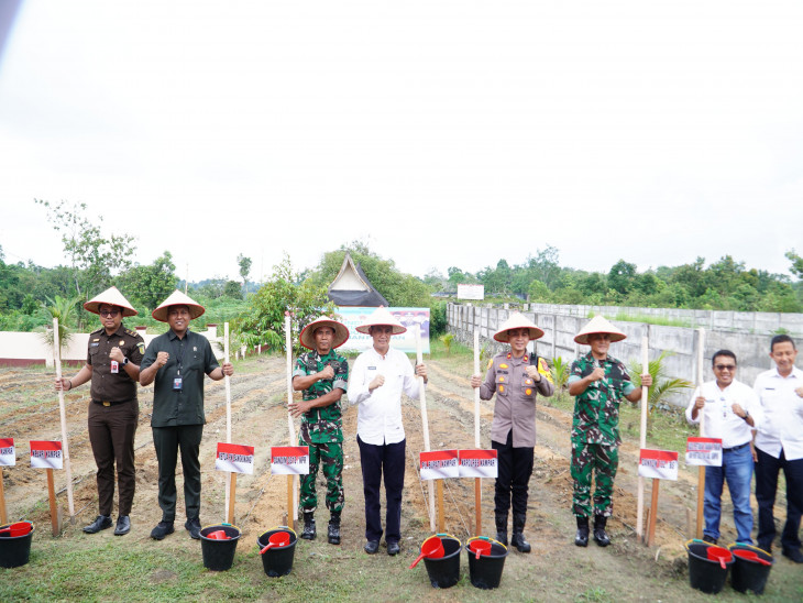 Wujudkan Ketahanan Pangan Yang Mandiri, Polri Launching Gugus Tugas Dukung Ketahanan Pangan