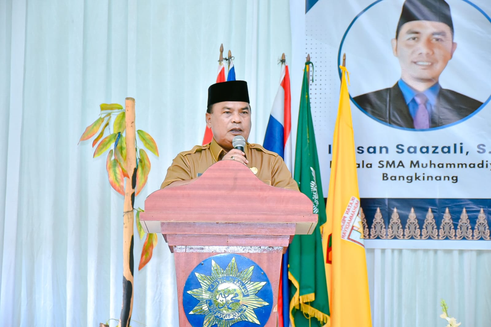 Kadis Dikpora Kampar Hadiri MoU SD Muhammadiyah 019 Bangkinang dan SD Muhammadiyah Kampa