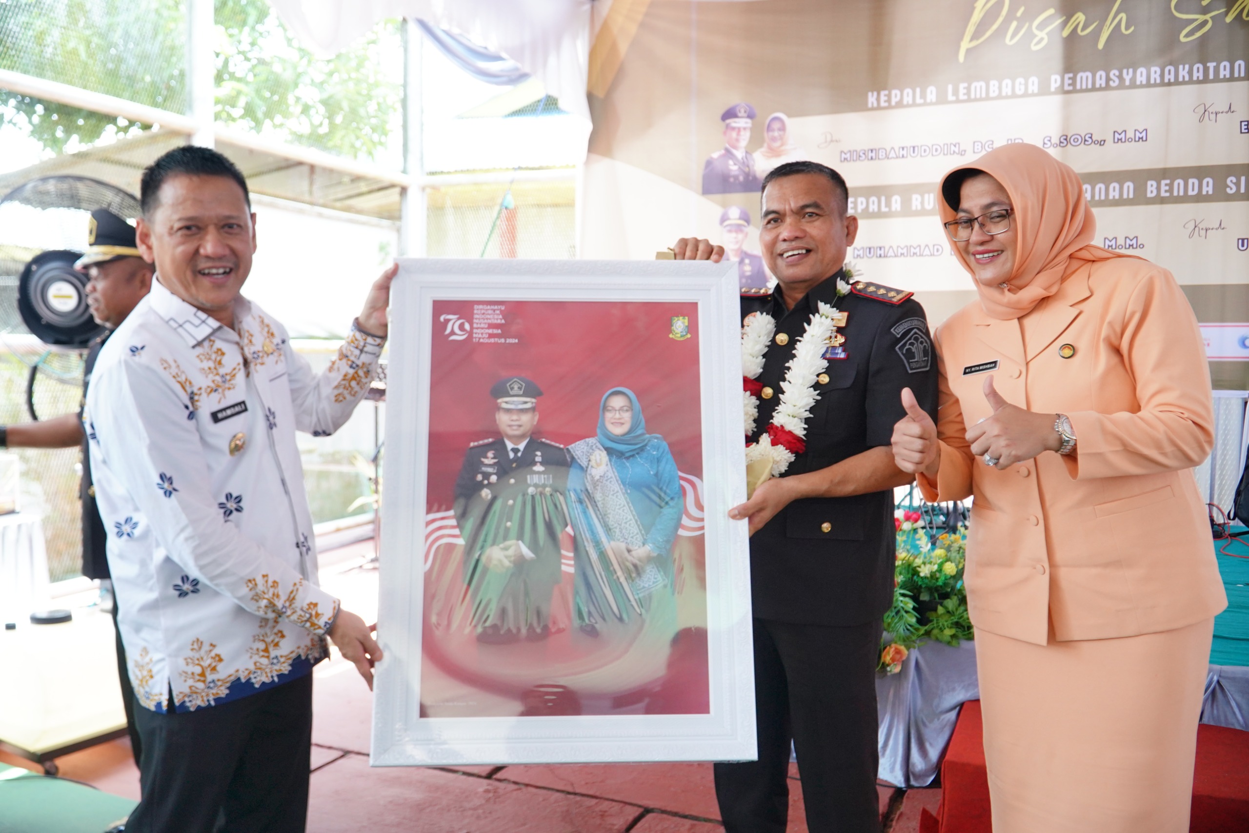 Pj Bupati Kampar Hadiri Pisah Sambut Kalapas Kelas II A Bangkinang