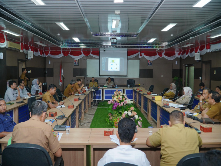 Pemkab Kampar Rapat Evaluasi Percepatan Realisasi Fisik Keuangan Kegiatan Pembangunan TA 2024