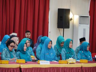 Rapat Koordinasi Optimalisasi Pemenuhan Pelayanan Dasar oleh PKK dalam Penurunan Stunting melalui Program Ketersediaan Air Bersih