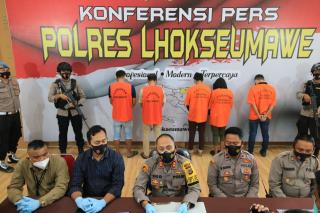 DPO Kasus Narkotika Polda Kepri berhasil dibekuk oleh Unit Resmob Satreskrim Polres Lhokseumawe