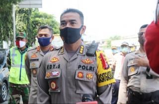 Polda Banten bersama TNI, Satpol PP dan Satgas Amankan Nataru Terapkan Prokes