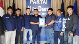 Ketum BMR Riau Broery MP Daftarkan Diri Bacaleg Nasdem Kota Pekanbaru