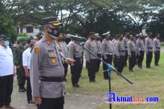 Kapolres Lhokseumawe Pimpin Apel Operasi Yustisi