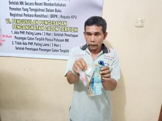 Lagi Paketin Sabu, Mahrup Digrebek Polsek Dolok Masihul